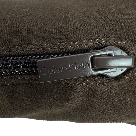 CALVIN KLEIN DEEDEE FAUX SUEDE OVER THE KNEE BOOTS IN MEDIUM BROWN NWOB SIZE 8M - Picture 12 of 15
